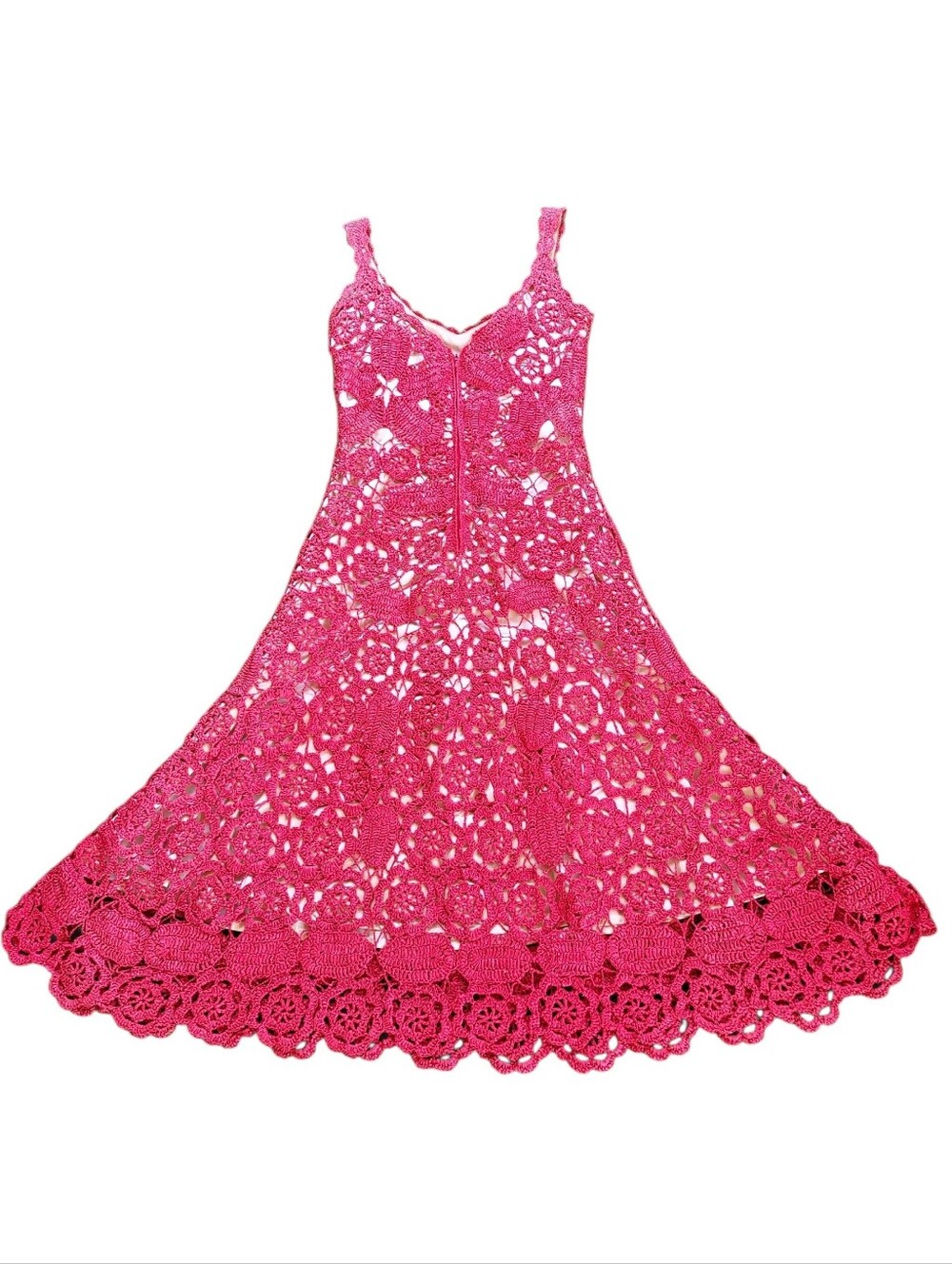Rare Tracy Reese Gilmore Girls Lorelai Crochet Dress Size 6 - Picture 8 of 14
